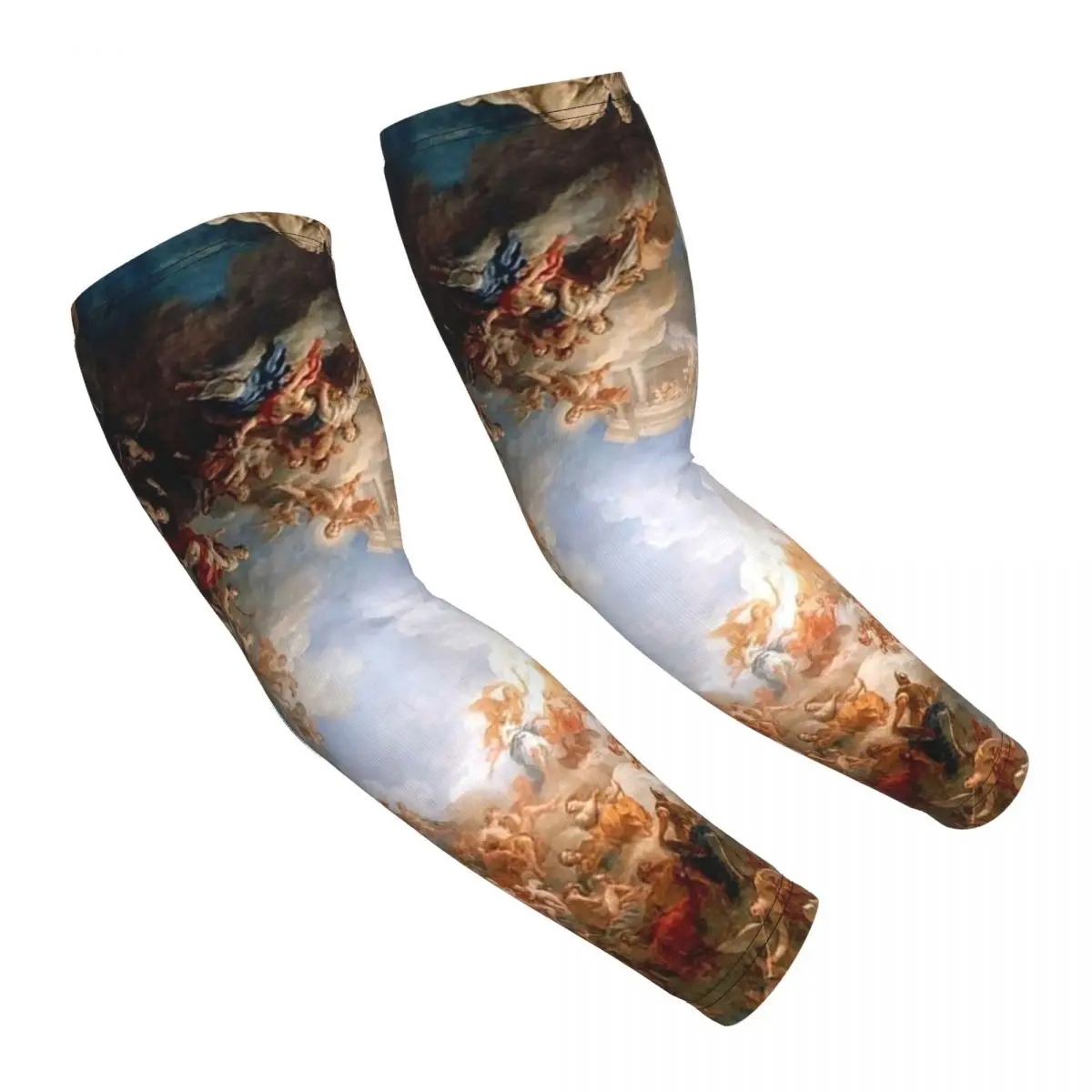 أكمام أذرع من عصر النهضة المبكر للرجال والنساء للحماية من أشعة الشمس فوق البنفسجية وتغطية الوشم الرياضية والتبريد وركوب الدراجات #1