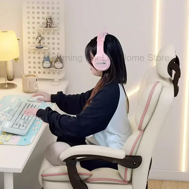 Silla ergonómica para ordenador, silla giratoria de oficina, silla de estudio, diseño de silla para juegos, silla de oficina relajante, sillas nórdicas, muebles para el hogar.