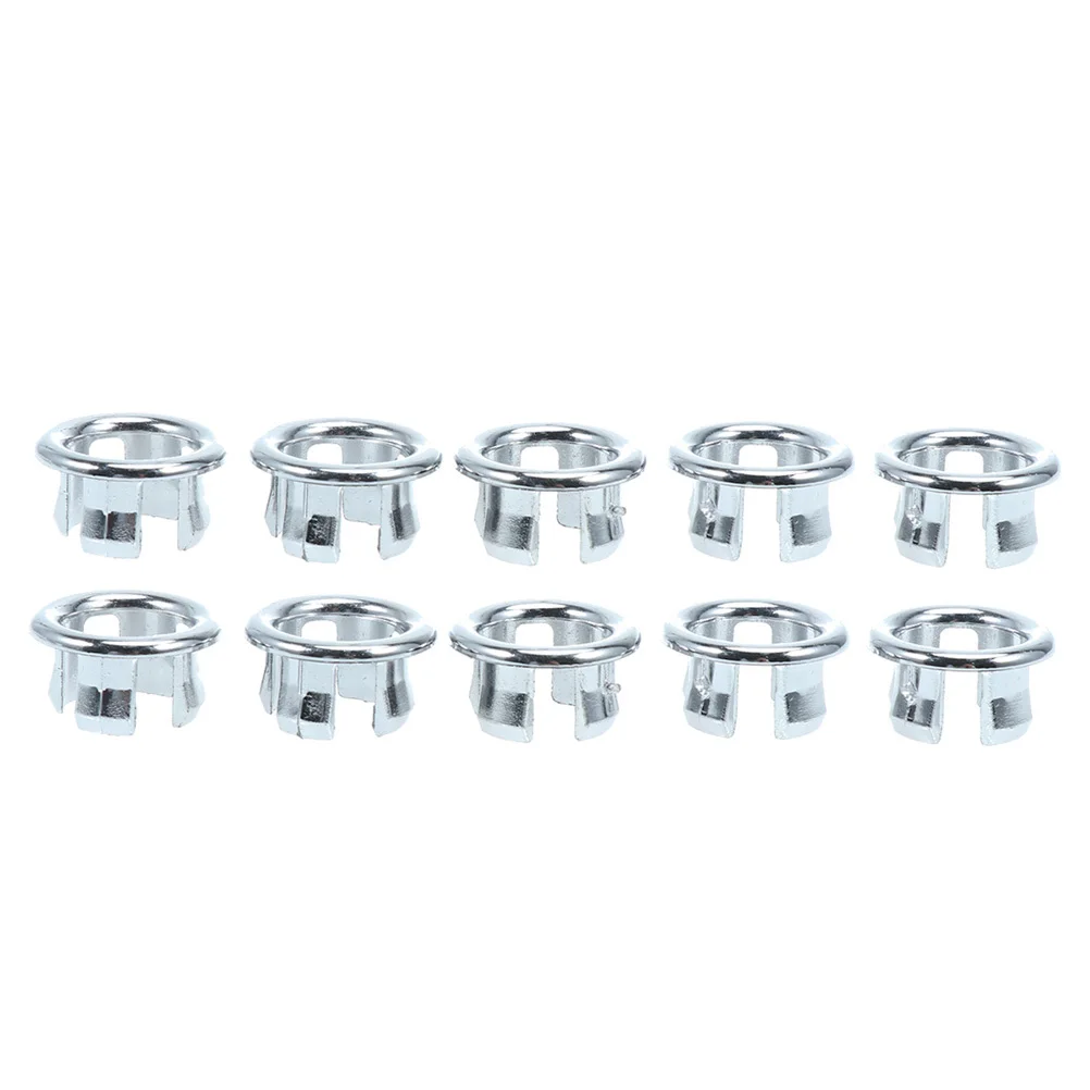 بالوعة الملحقات 20 قطعة غطاء حلقة جوفاء لحوض تجاوز حافة بالوعة الحمام التوصيل المنزل البلاستيك تجاوز حلقة استبدال