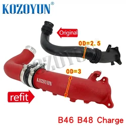 Charge Pipe Intake Turbo for BMW B46 B48  2.0T 320i 320ix 330i 330ix 330e F30 F31 F34 F35 G20 G21 420i 430i ix F32 G22 G23 G26