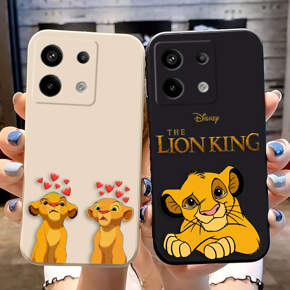 The Lion k-King Hakuna Matata Cover Phone Case For Xiaomi Redmi NOTE 13 12 12S 11 11T 11S 10 10T 10S 9 8 7 PRO PLUS Case Funda