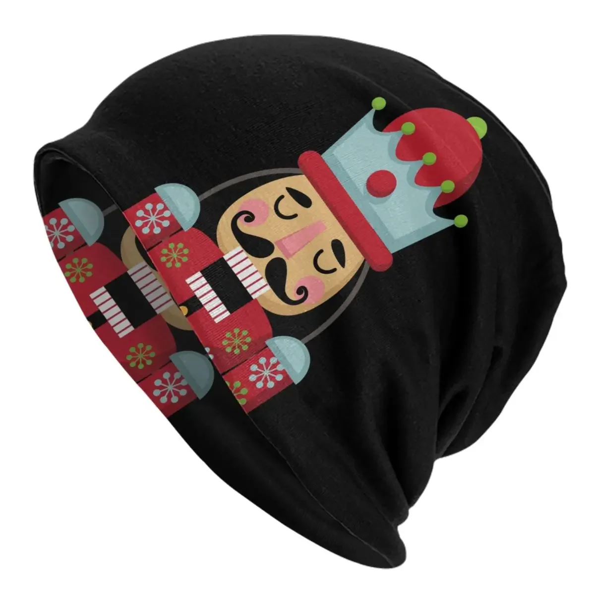 Nutcracker Skullies Beanies Caps For Men Women Unisex Winter Warm Knit Hat Adult Cartoon Soldier Toy Christmas Gift Bonnet Hats