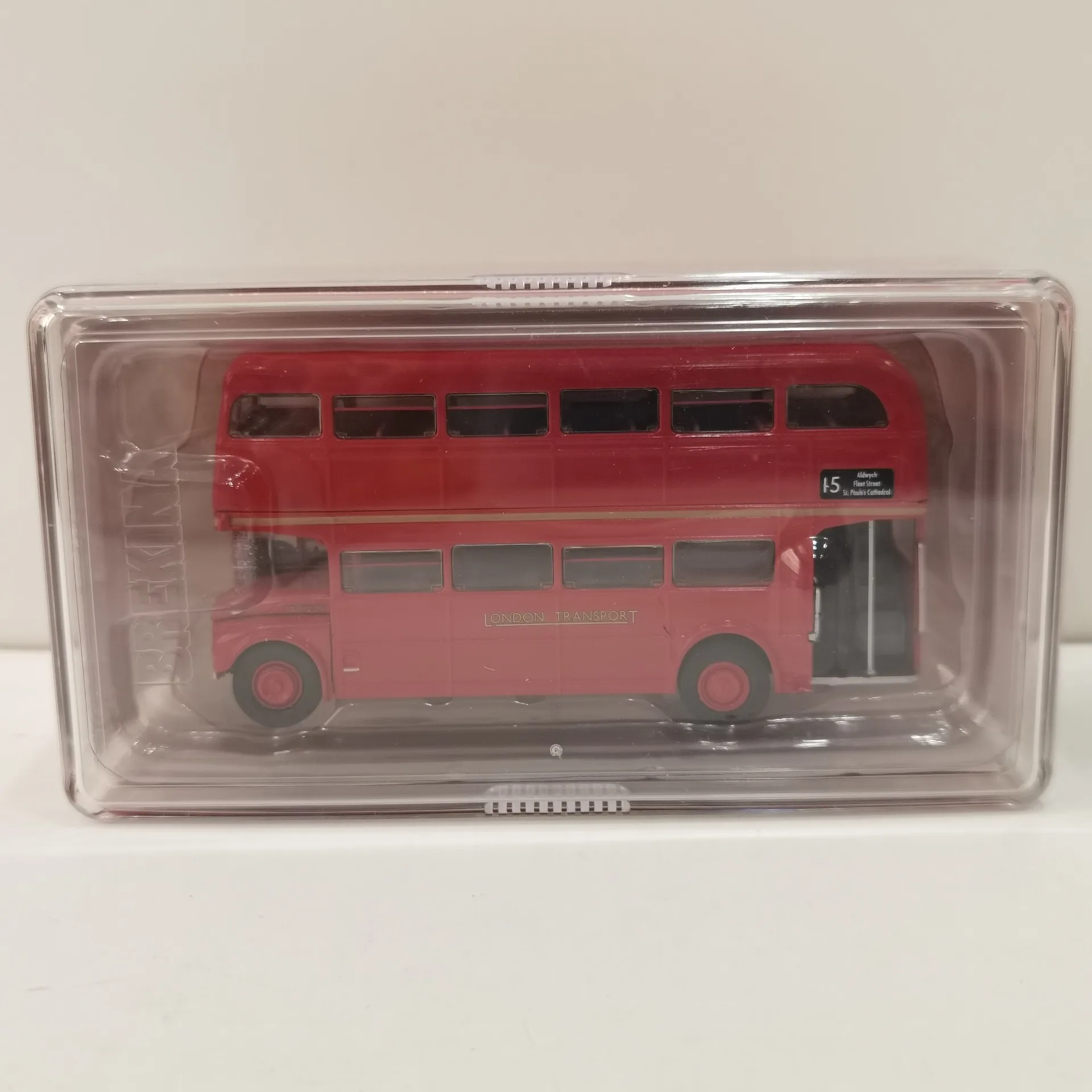 BREKINA 1/87 Scale HO AEC ROUTEMASTER London Double-decker Bus 31 Plastics Car Model