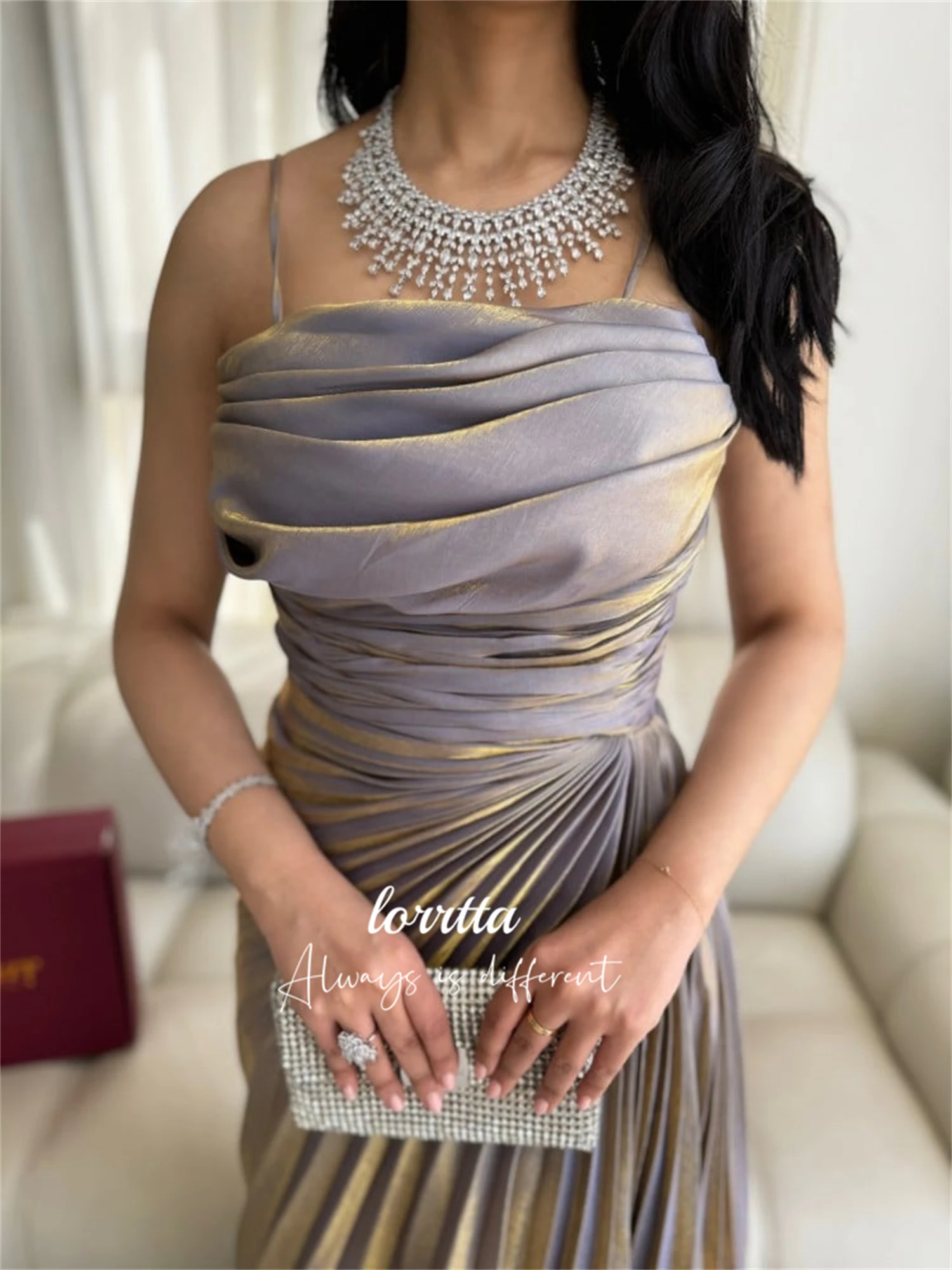 Lorrtta Ball Gown Satin Eid Dress Line A Pleats Strapless Elegant Party Dresses 2024 for Wedding Happy Prom Customized