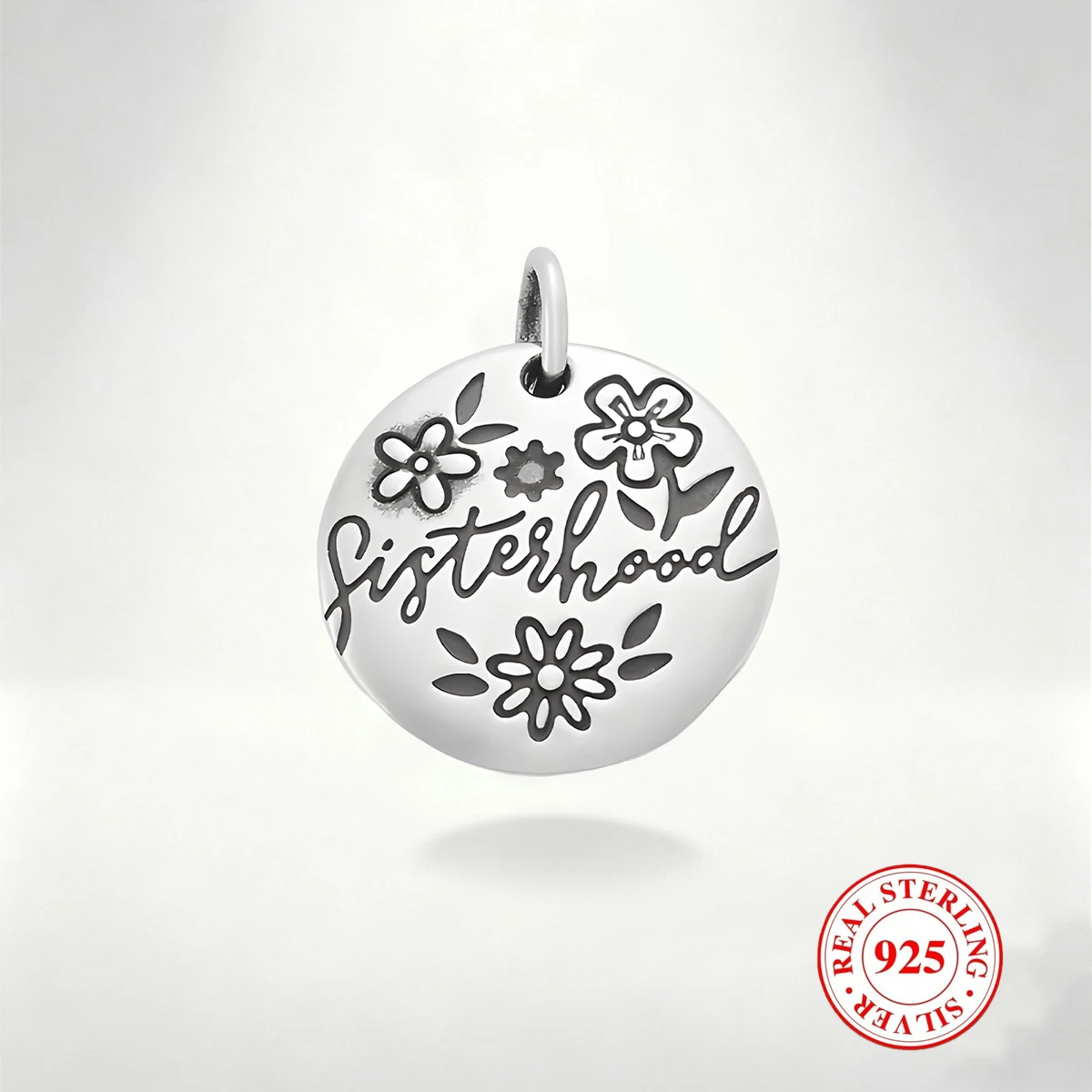 

1 шт. кулон округлости из стерлингового серебра 925 пробы, модный и изысканный кулон «сделай сам», подходит для декора ожерелья и браслета «сделай сам»