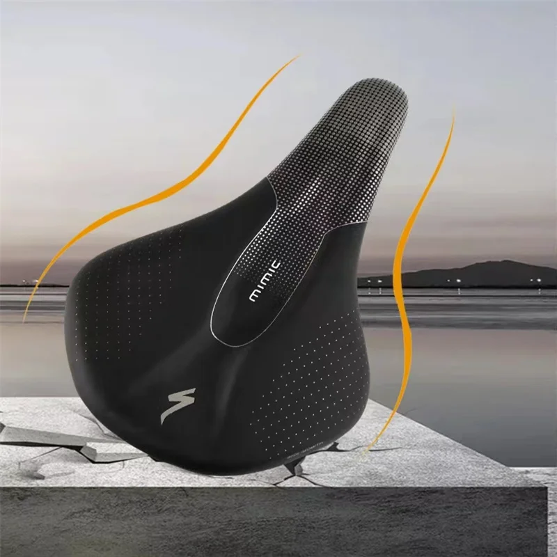 2024New CARBON fiber saddle road mountain bike saddle for men riding bicycle saddle off-road comfortable racing seat