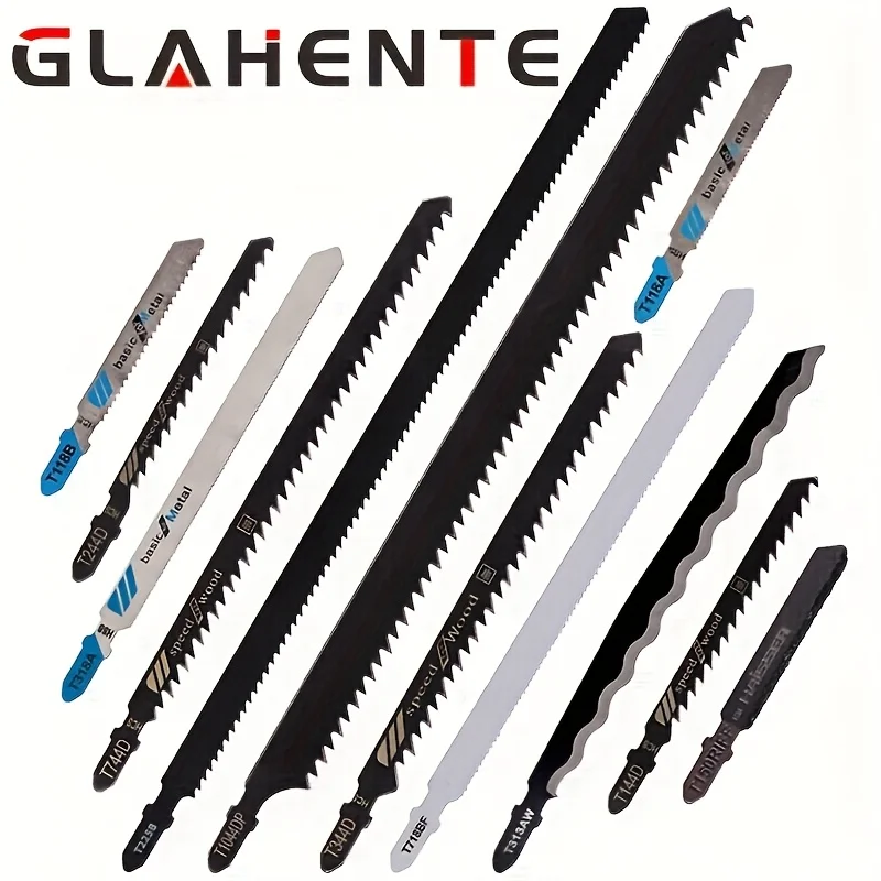 

‌ Набор полотен для лобзика из 12 предметов — тонкие/средние зубья для металла и дерева, универсальные пильные полотна из высокоуглеродистой стали