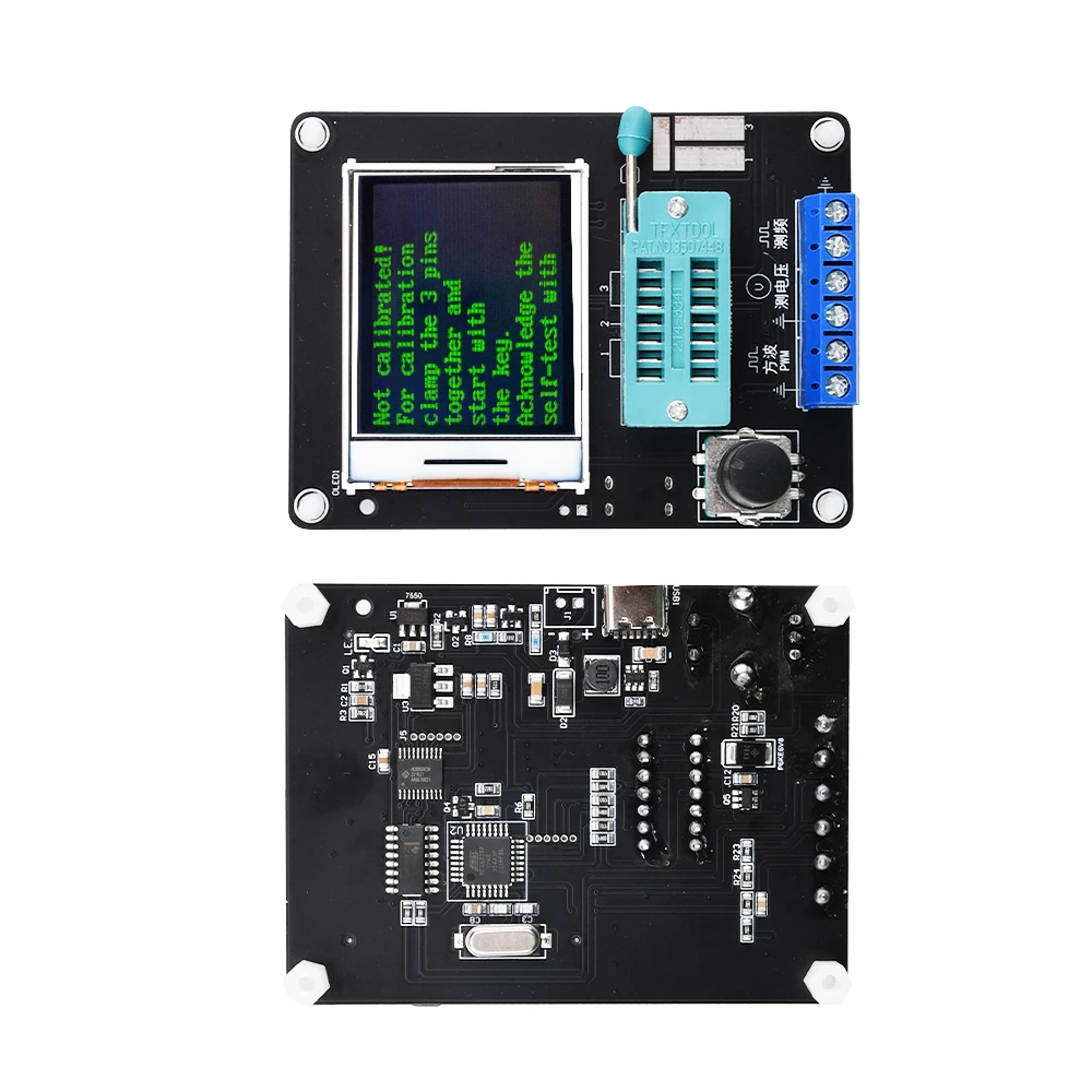 Display LCD GM328A Transistor diodo Tester capacità ESR misuratore di frequenza di tensione PWM generatore di onde quadrate Kit elettronico