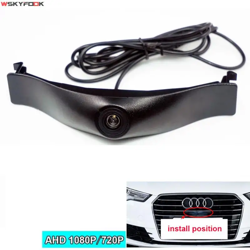 

1920*1080P AHD Night Vision Special Car Front View Logo Parking Camera for Audi A6 A6L 2016 Forward Image Camera