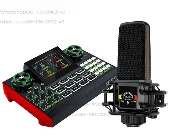 sound card singing mobile phone computer special G9 sound card live broadcast equipment full set of microphone k song recording