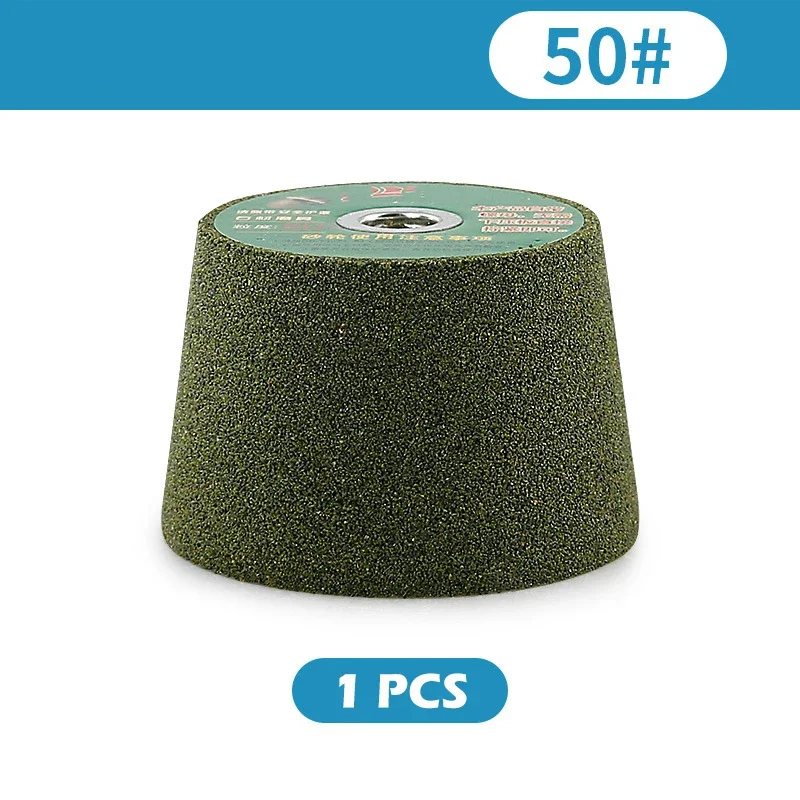 M10 haakse slijper slijpschijf 50/100/200 mesh slijper accessoires bekervormige zand blok polijsten slijpsteen