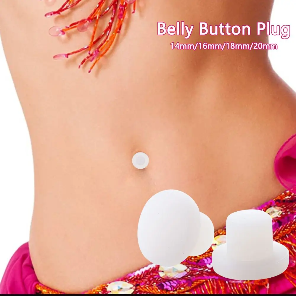 Non Piercing Belly Button Shaper Plug Silicone Navel Belly Button Shaper for Tummy Tuck Post Liposuction Umbilical Hernia Repair