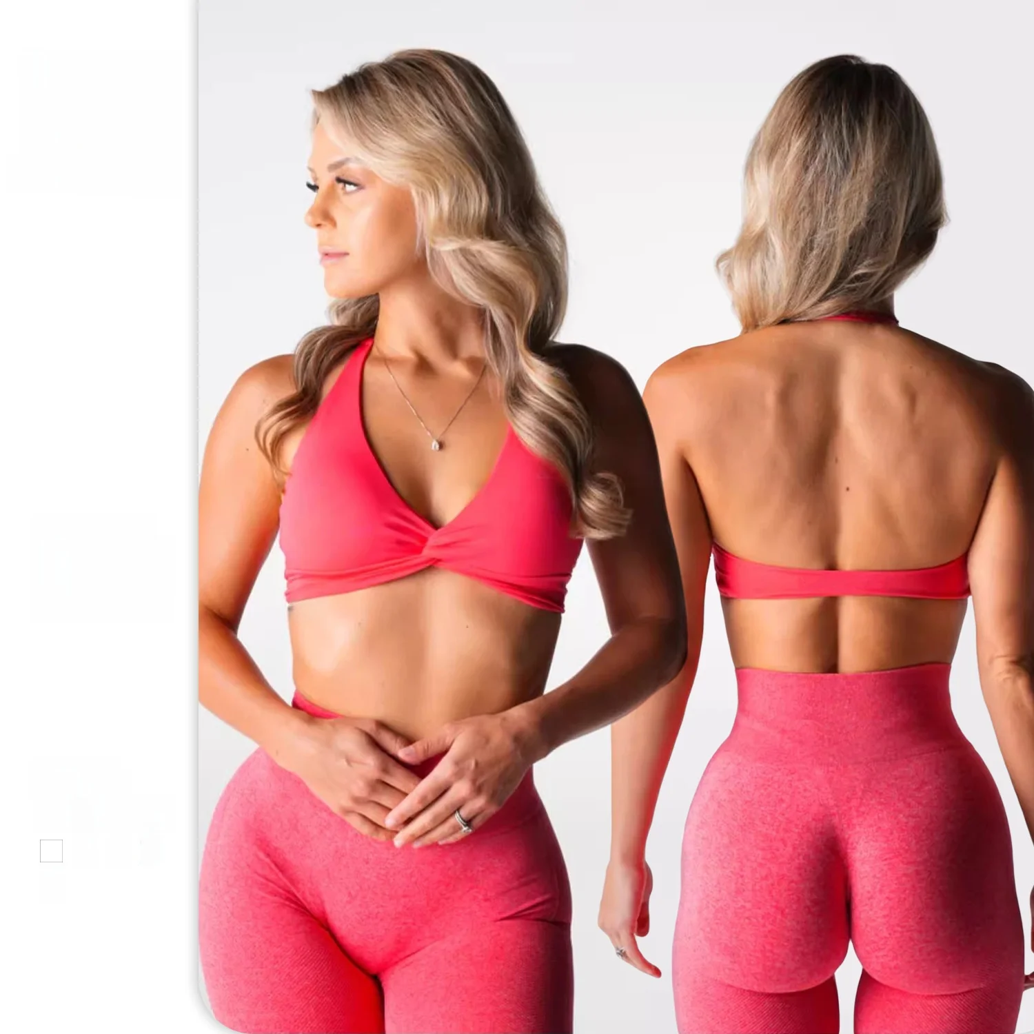 

Женский сексуальный спортивный бюстгальтер в европейском и американском стиле, обнаженный дизайн, перекрестный излом, висящий на шее, жилет для йоги и фитнеса, бега