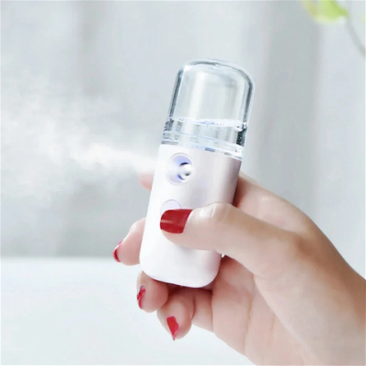 Hydrating Instrument Household Face Coldspray Portable Rechargeable Humidifier Hydrating image 2