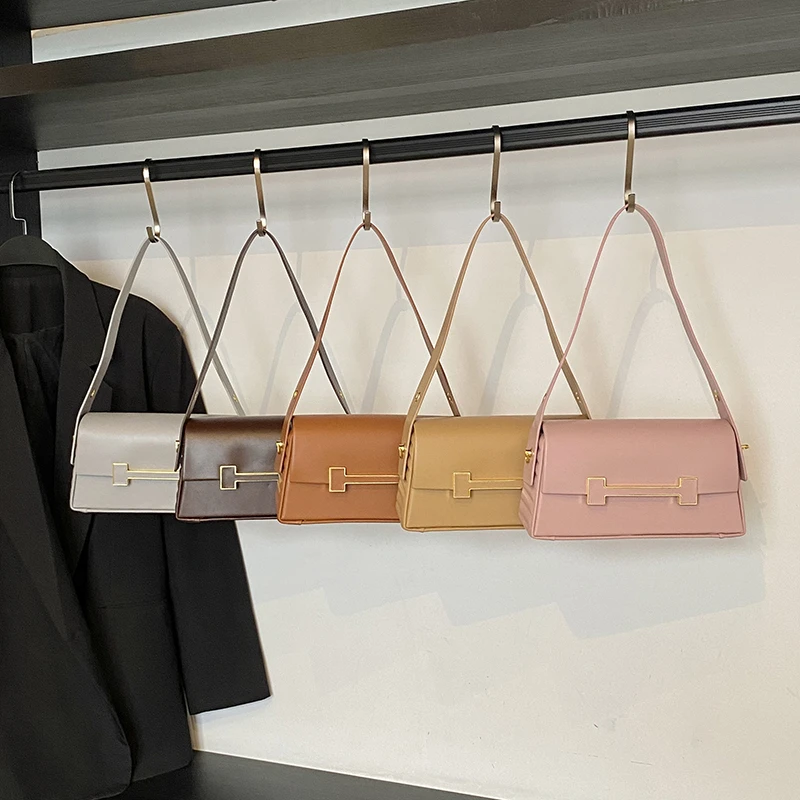 

Best Superstar Show Trendy Design Letter Logo Crossbody Handbag For Women Luxury High-End Minimalist Vintage Leather
