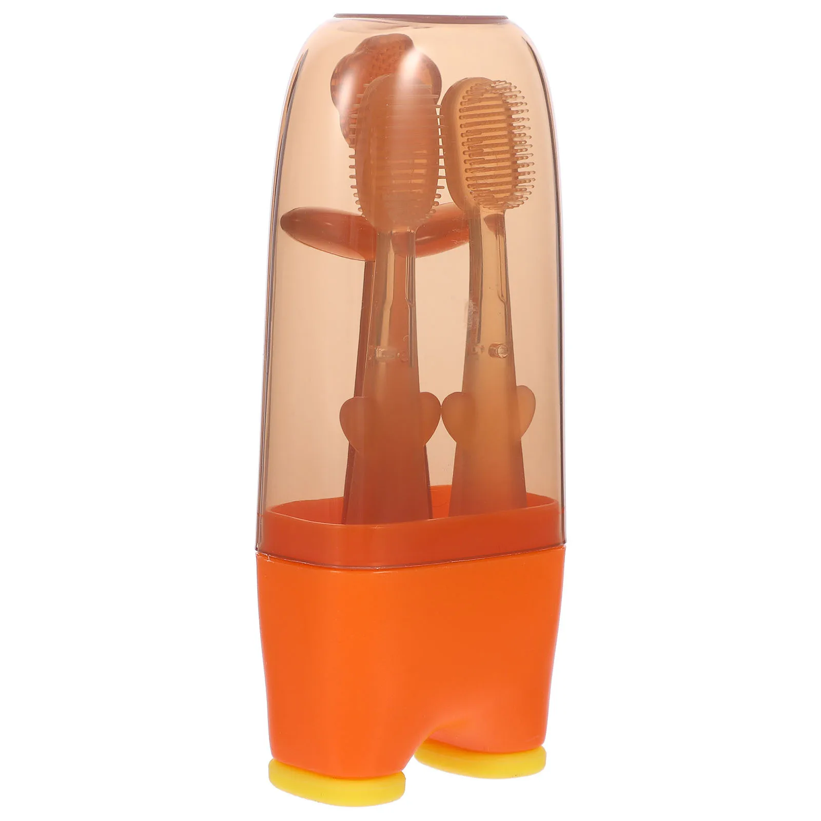 1 مجموعة الطفل اللسان الأنظف فرشاة أسنان من السيليكون الوليد العناية بالفم آمنة غير القذرة تصميم Mucosa اللثة جهاز تدليك الطفل اللسان الأنظف