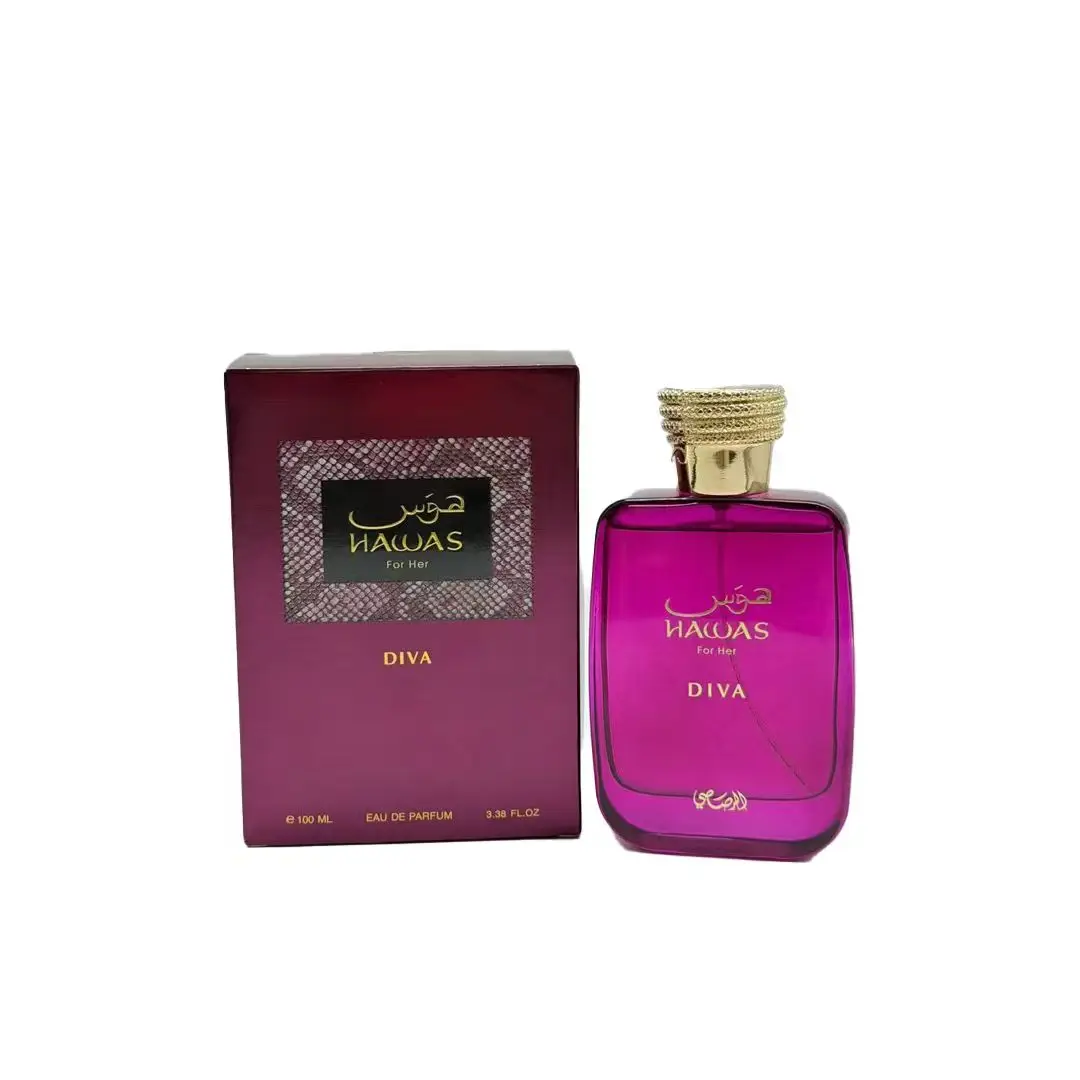 

HAWAS Divo - New Arrival Unisex Perfume Spray 3.4OZ/100ML Long-Lasting Floral and Fruity Scent