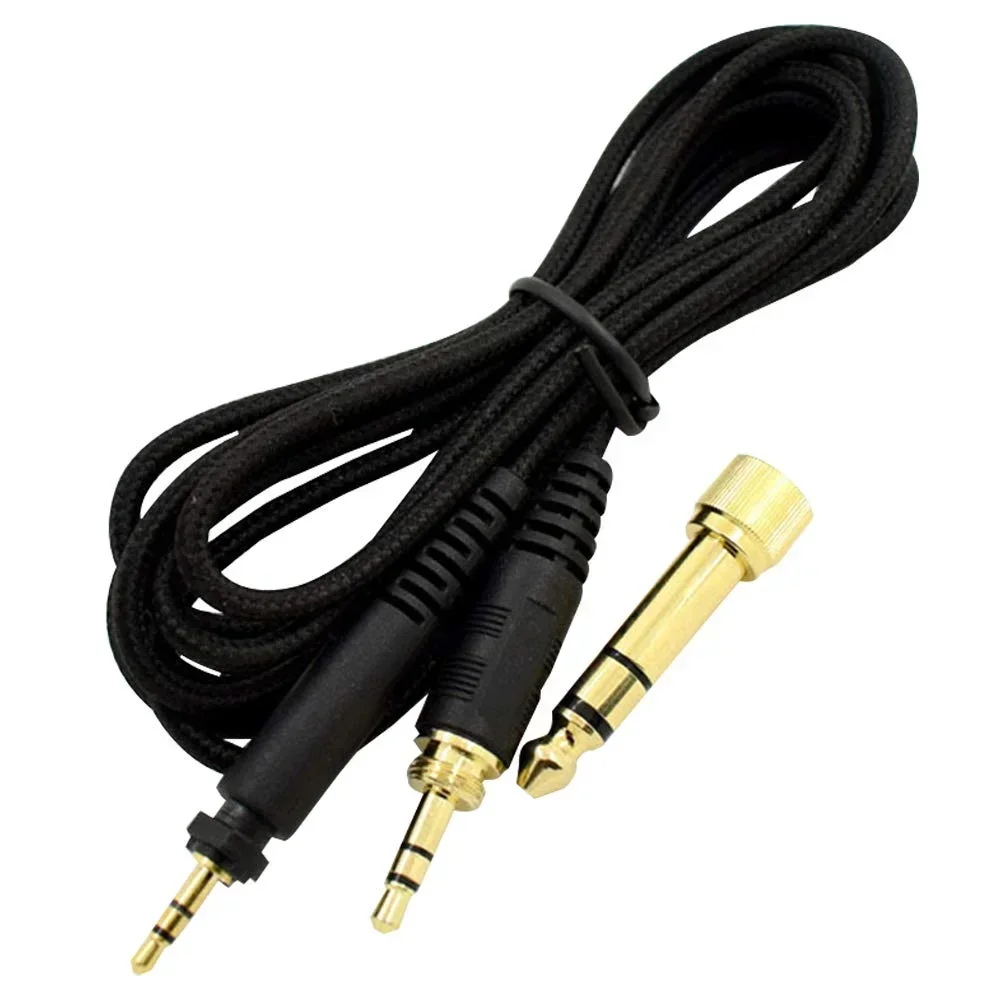 6.35 مللي متر Aux استبدال وصلة كابل ل شور SRH840 SRH940 SRH440 SRH750DJ المهنية استوديو رصد مرجع DJ سماعات