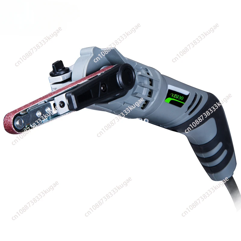 

220V Handheld Belt Sander Sand File Small Sandpaper Machine Mini Electric Belt Sanding Grinding Sharpening Machine Tools