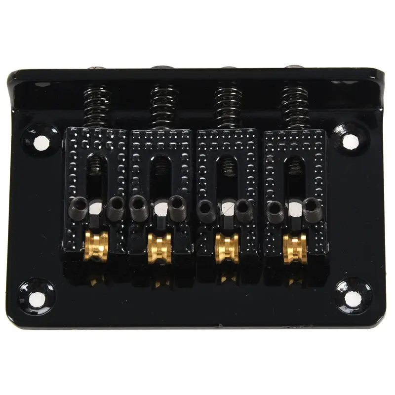 Hard Tail 4 String Guitar Bass Electric Ukulele Bridge Four-String Guitar Ball String Bridge Black