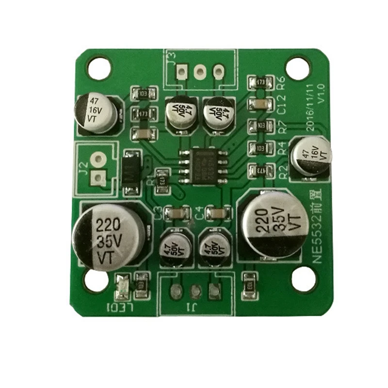 

ABZW NE5532 OP-AMP Pre-Amplifier Tone Board Dual Channel Preamp Board Compatible With 4558 HIFI Amplifier Preamplifier 6-30V