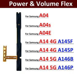 For Samsung A04 A04s A04E A14 4G 5G A145 A145F A145P A146 A146P A146B Power Switch On Off Button Volume Key Button Flex Cable