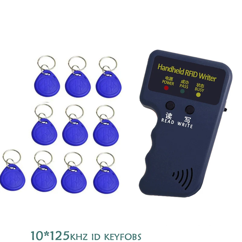 

Ручной Дубликатор Id 125 кГц EM4100 TK4100 RFID, копировальный аппарат, записывающее, программирующее, считывающее EM4305 T5577, перезаписываемые идентификационные брелоки, бирки