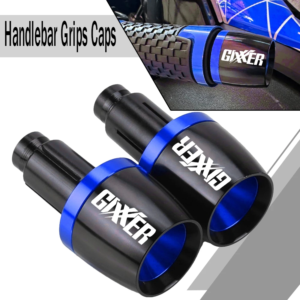 For Suzuki GIXXER 250 SF 250SF 150 125 2020 2021 2022 2023 Motorcycle Anti-Slip Counterweight Handlebar Grips Silder Plug Ends