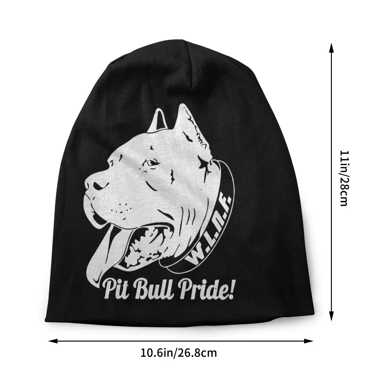 PitBull Pride Pit Bull Skullies قبعات حريمي الهيب هوب في الهواء الطلق للجنسين قبعات الكبار الصيف الدافئة ذات الاستخدام المزدوج بونيه الحياكة القبعات