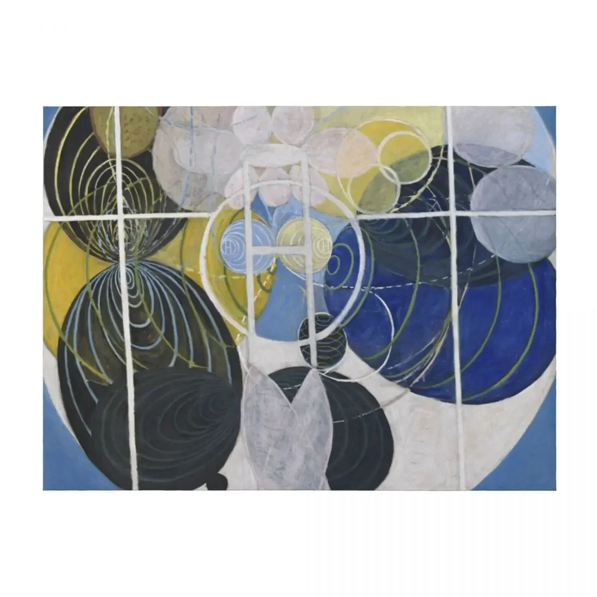 

Hilma Af Klint Большие картины фигурок, No. 5, Группа III, Ключ для всех произведений с датой, Плед WU/R