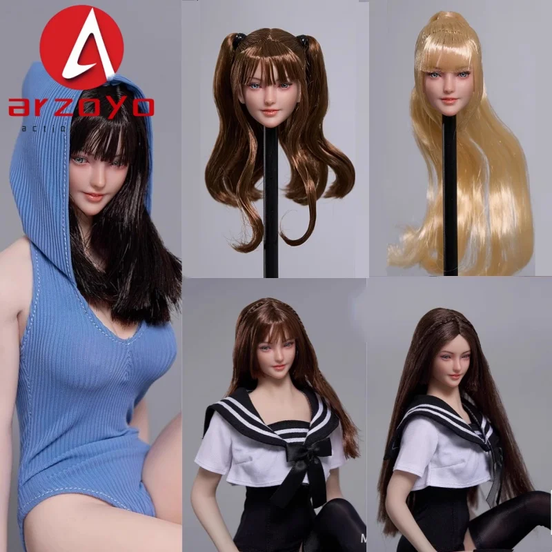 

Iminitoys M027 1/6 Lolita Girl Xuan Head Sculpt Movable Eyes with Two Pairs of Eyeballs Fit 12'' Female Soldier Action Figure