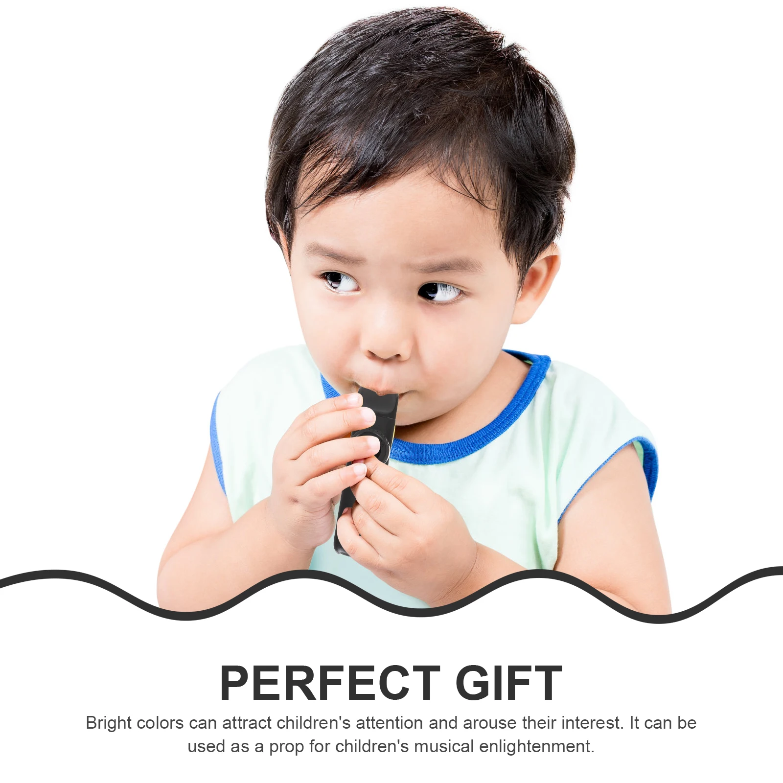 

1Set Kazoo Small Portable Musical Instrument Bright Color Durable Plastic Kazoo for Kids Preschool Education Guitar Partner with