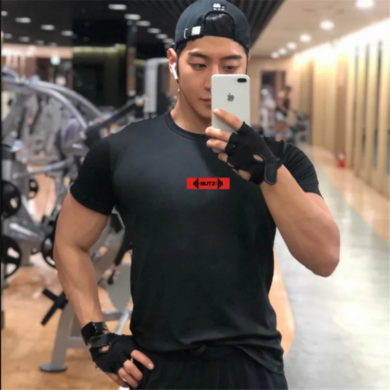 209 hommes coton T-shirt musculation Fitn marque décontracté confortable respirant été automne couleurs t-shirts pour hommes