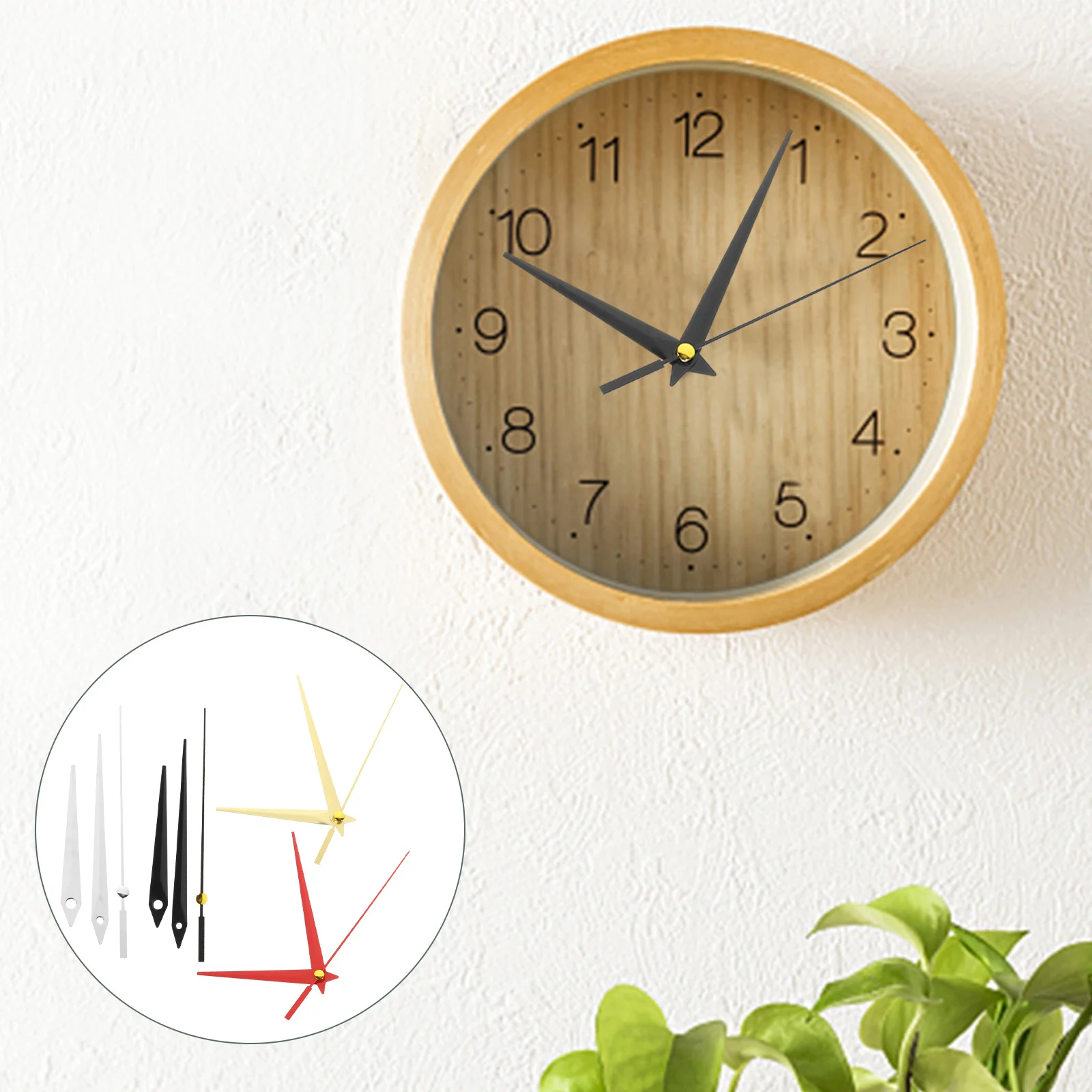 

4 set Large Wall Hands For Diy Repair Diy Wall Mechanism Repair Hands Kit Durable Mute Clock Accessories Clock Parts