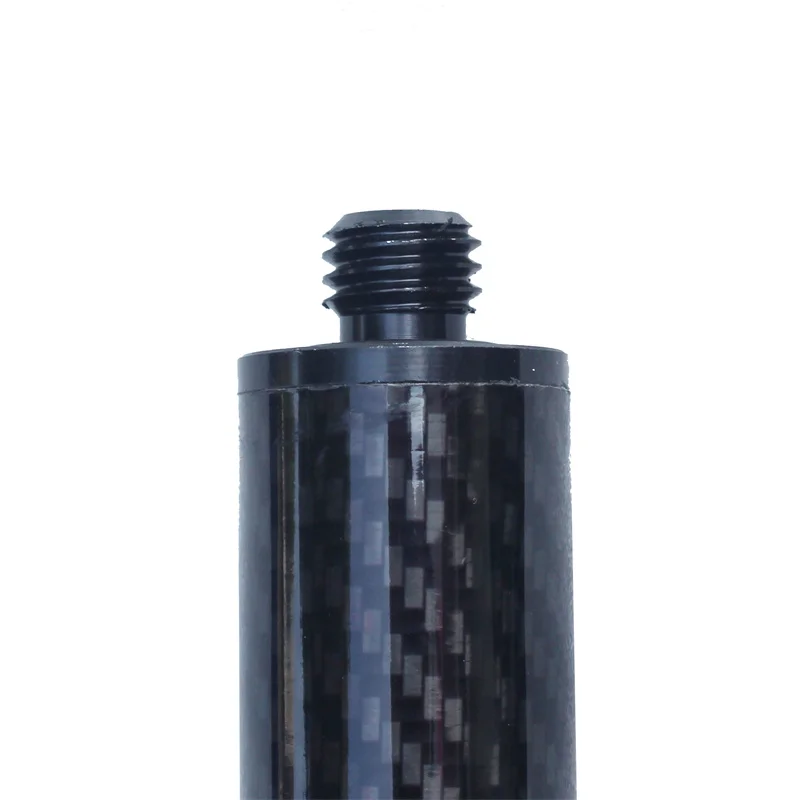 Imagem -04 - Black Carbon Fiber Telescopic Rod Levantamento e Medição Extensão Perna 1.5 m