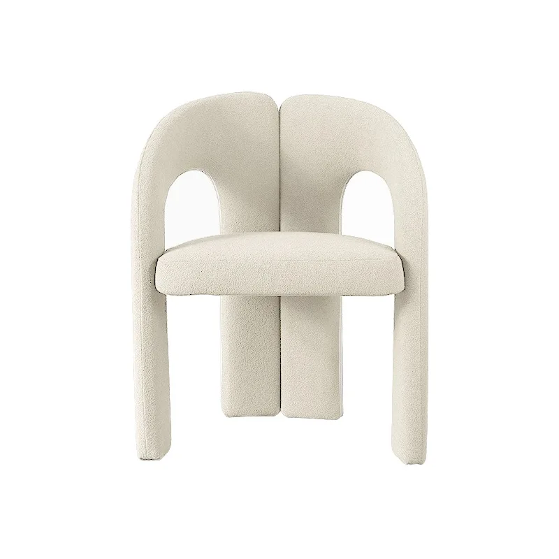 

ins light luxury cream style designer Internet celebrity dressing chair high sense bedroom home nail salon single leisure
