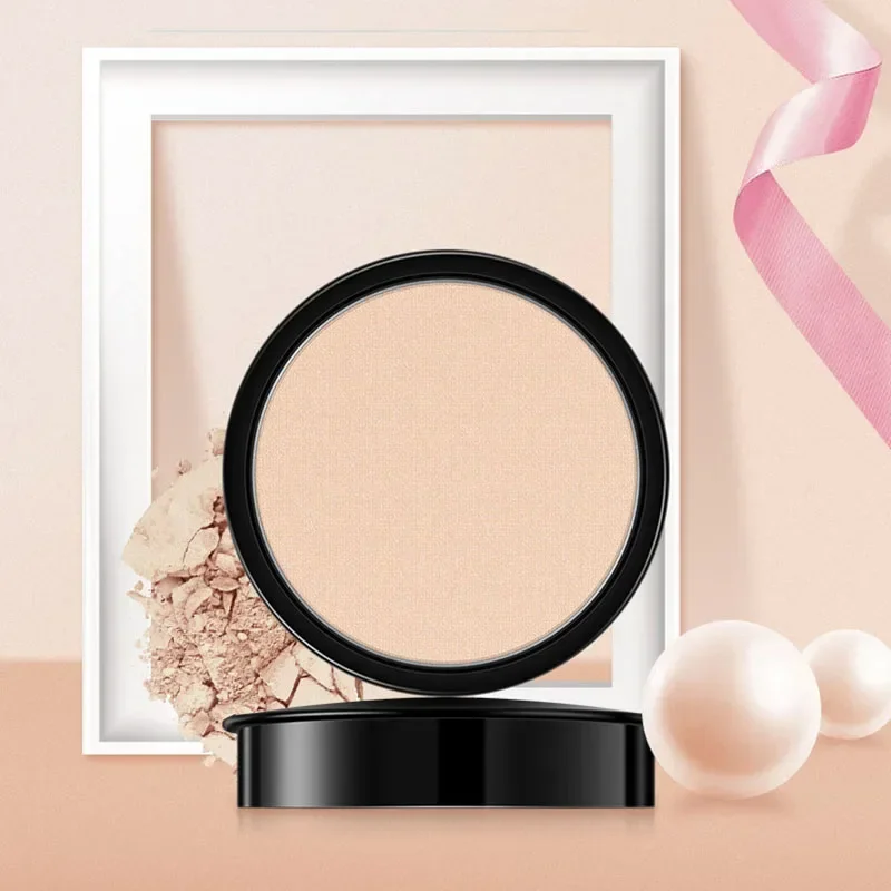 Pressed Powder Long Lasting Oil Control Face Foundation Waterproof Whitening Skin Finish Concealer