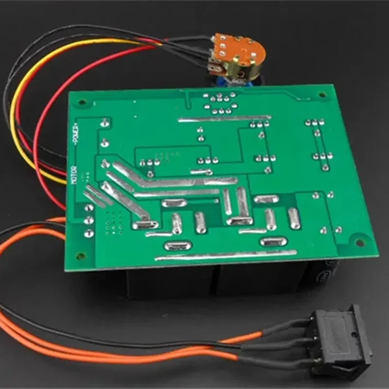 DC10-50V 40A PWM Electron Speed Regulator 25KHZ 12V 24V 36V48V DC Brush Motor Controller With Positive Inversion Function Switch