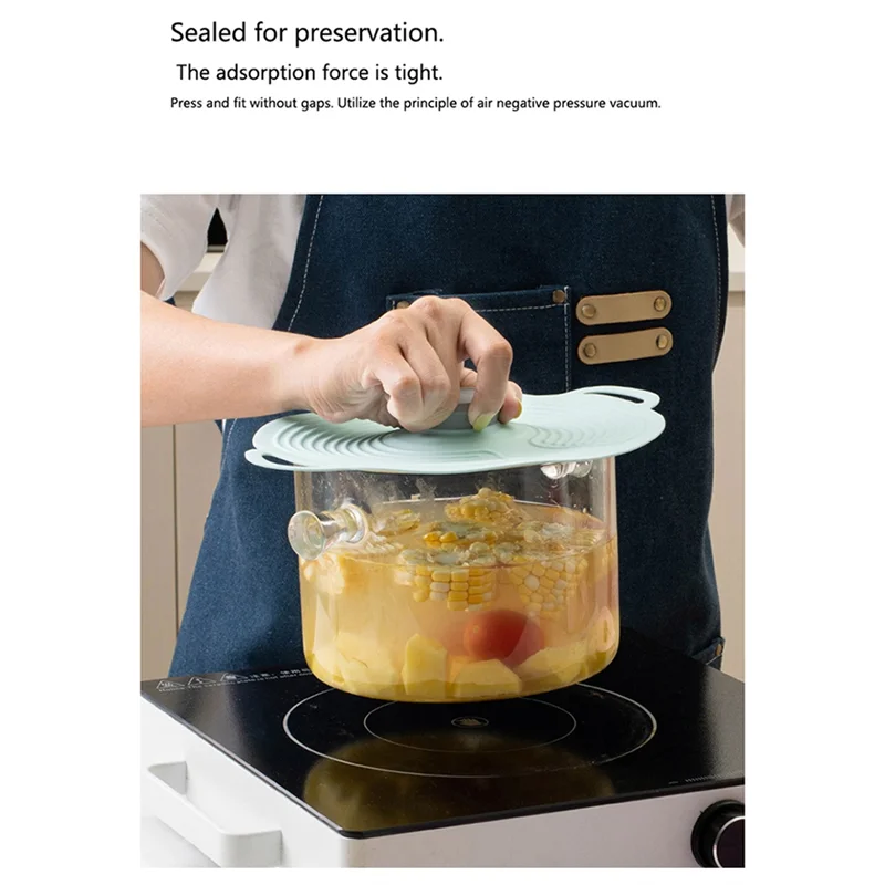 J1UL1N Microwave Splash-Proof Cover Fresh-Keeping Cover Refrigerator Sealed Pot Cover Tableware Spill-Proof Cover Bowl Cover