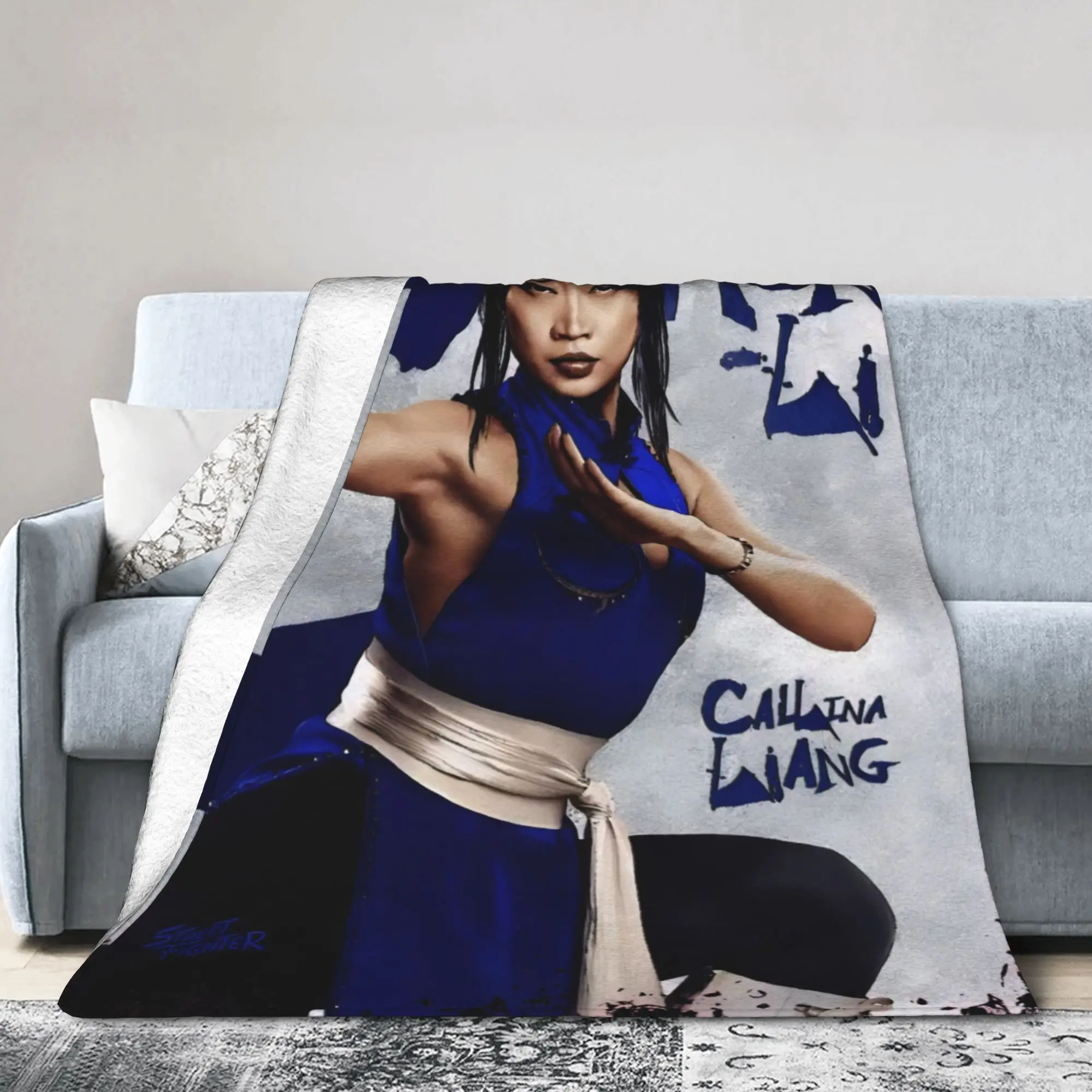 

New Arrival Streets Fighters Movie 2026 Blankets Ultra-Soft Coral Fleece Plush Cozy Throw Blanket Machine Washable