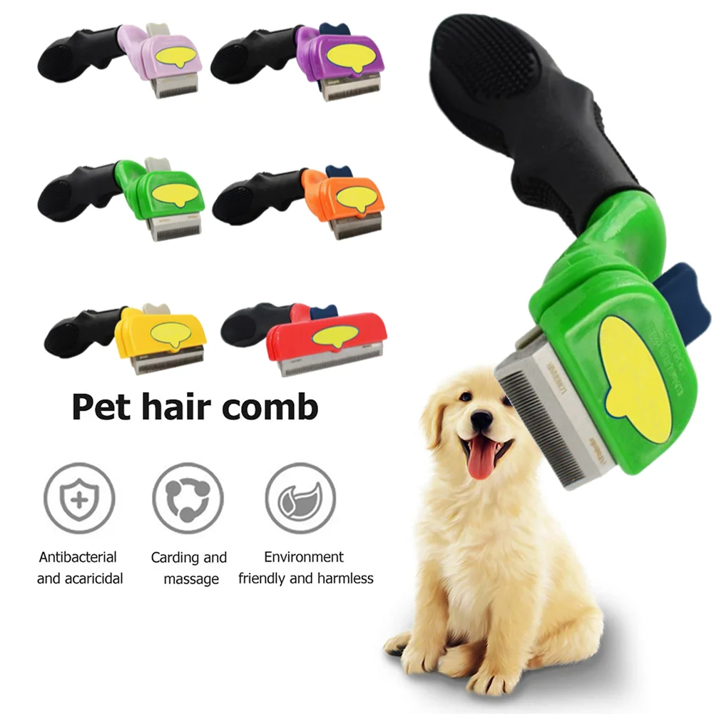 

Pet Comb for Dog Cat Hair Removal Brush Pet Grooming Tools Cini Furmines Hair Shedding Trimmer Comb Puppy Cleaning Supplies