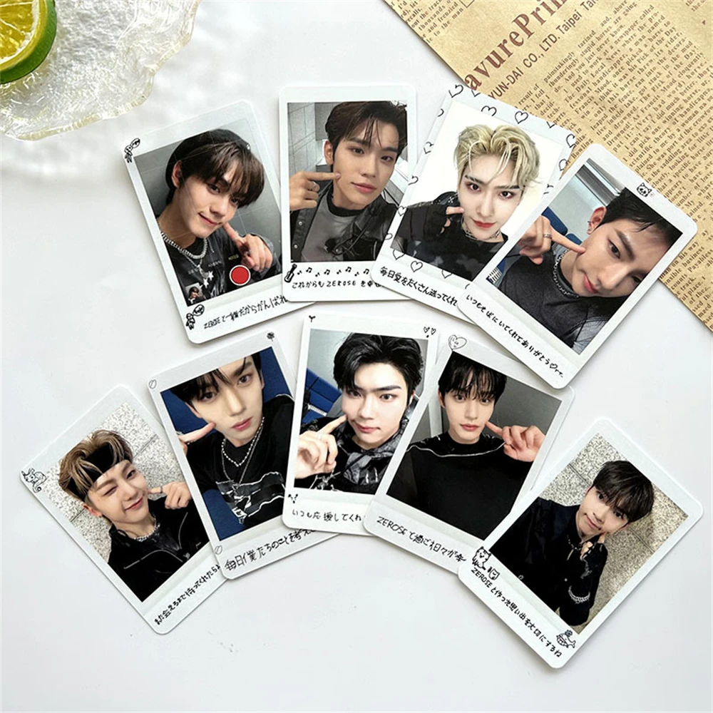 9Pcs/Set KPOP ZB1 ZEROBASEONE FAN-CON Photocards LOMO Cards ZhangHao Hanbin Ricky JiWoong Album Postcard Fans Collection Gift