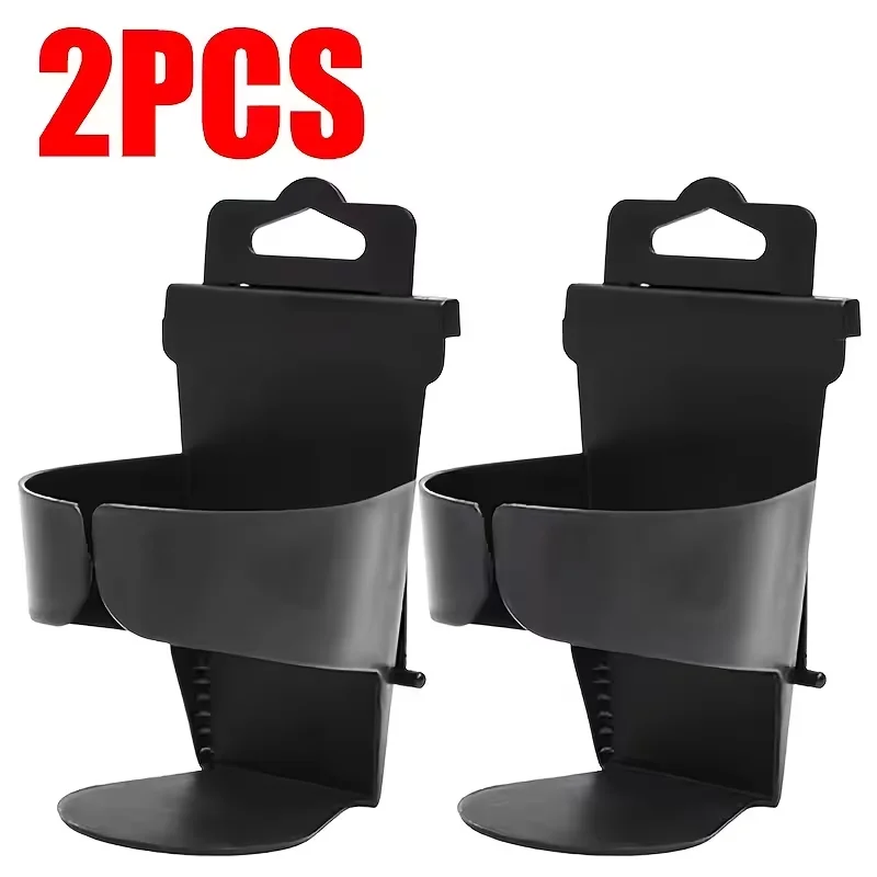 2pcs Adjustable Car Cup Holder Compatible For Water Bottles Most Cups ABS Plastic Non-Slip Drink Holder For SUVs Trucks