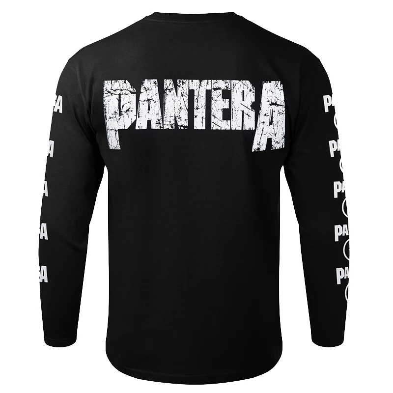 تي شيرت مطبوع ثلاثي الأبعاد بشريط معدني ثقيل عصري ومتعدد الاستخدامات لموسم الخريف والشتاء