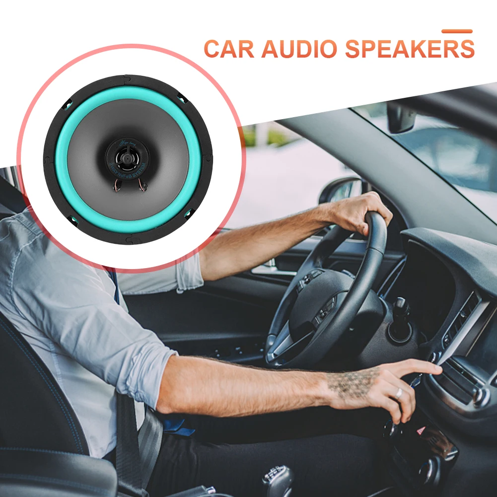 Car Speakers 4/ 5 /6.5 Inch HiFi Coaxial Automotive Subwoofer Car Audio Music Stereo Speakers Audio Amplifier for Car Auto Horn