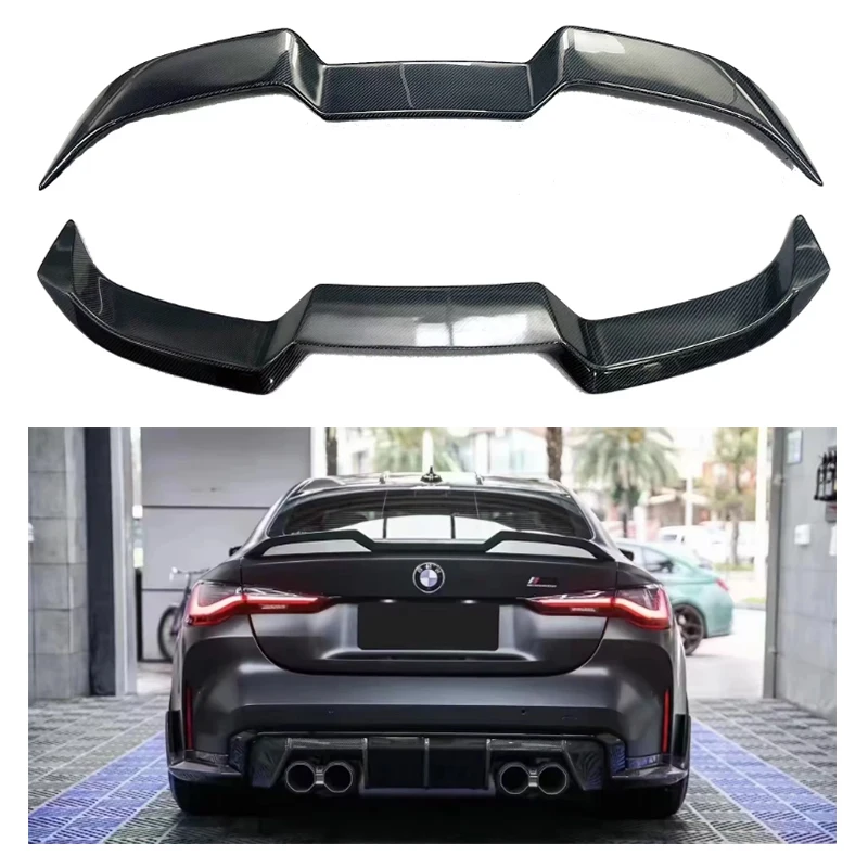For BMW G20 320i 320d 330i 330d 340i 340d G80 M3 Competition 2020-2026 Dry Carbon V Style Rear Trunk Spoiler Tail Wing Boot Lip