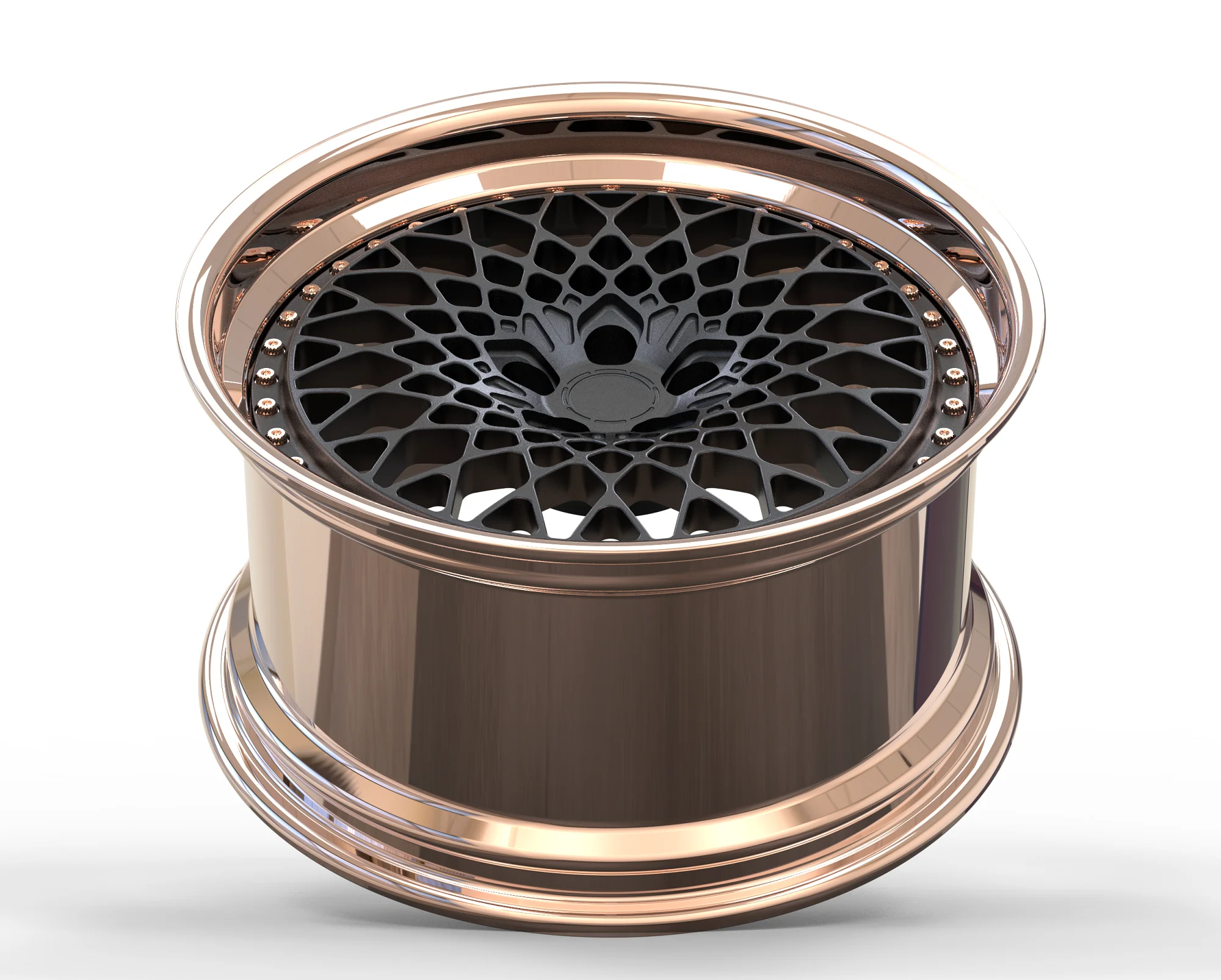 SYAC 2-piece 18-24 Inch Forged Aluminium Alloy Wheels Customization Mesh Design Brushed/ Chrome/ Polished Rims For Sports Car - view 6