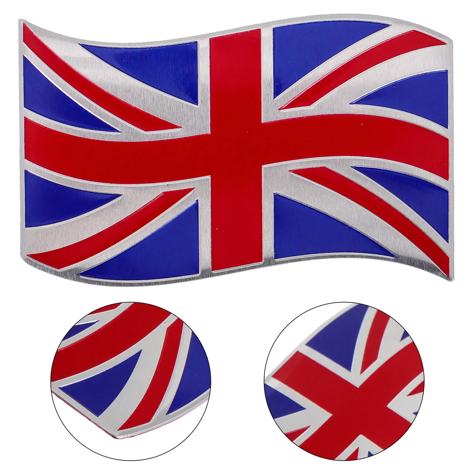 

Flag Sticker for Cars and Trucks Metal Decorative Sticker Uk Flag Car Decal Vehicle Exterior Badge Automotive Car Accessories