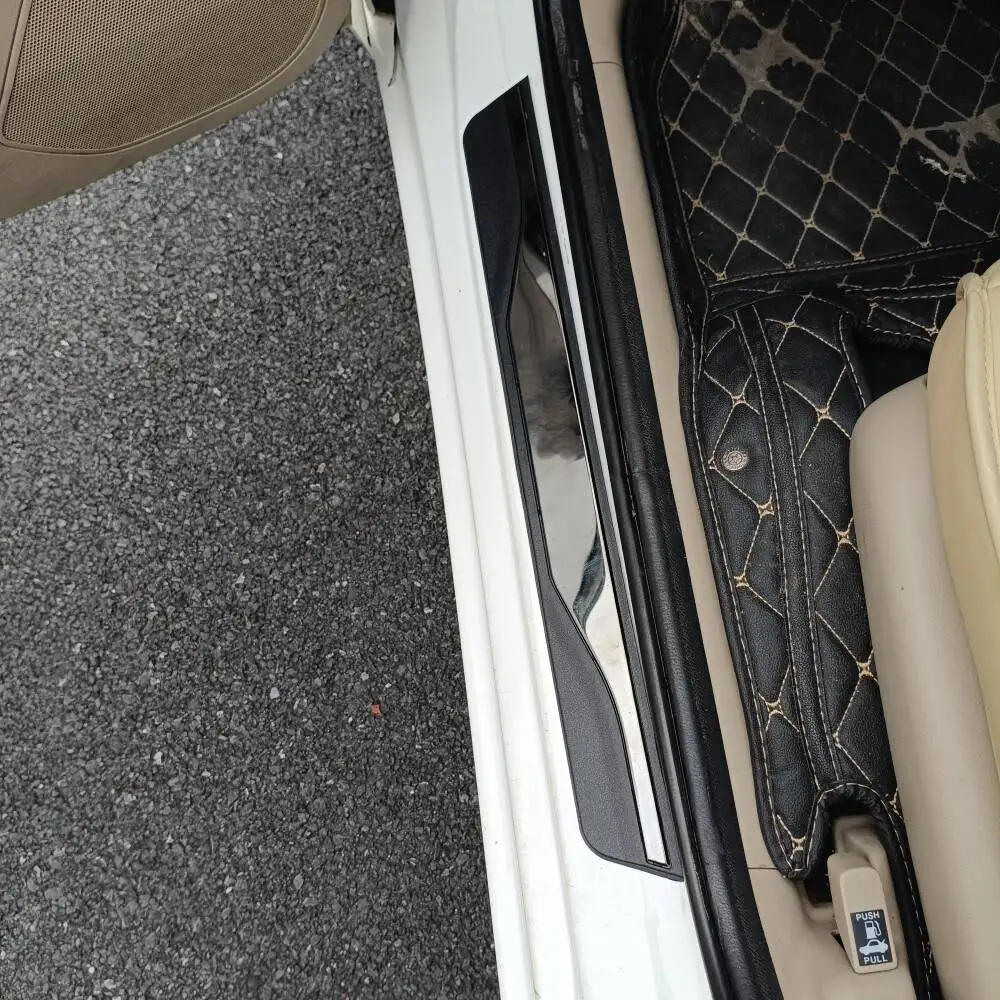 Car Door Sill Protector For Москвич 3‌ Moskvich3 2023-2027 Interior Cover Threshold Decoration Sticker Trims ABS Steel Auto Part