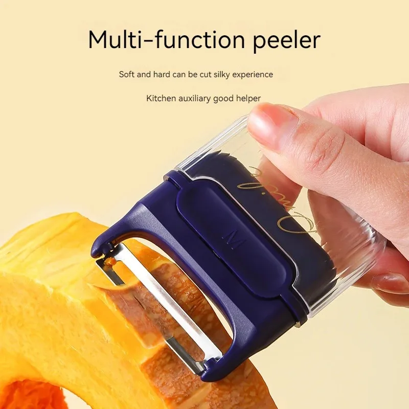 

Portable Kitchen Multi-Function Peeler Swivel Vegetable Fruit Potato Peeler With Magnet Stainless Steel Kitchen Accessories